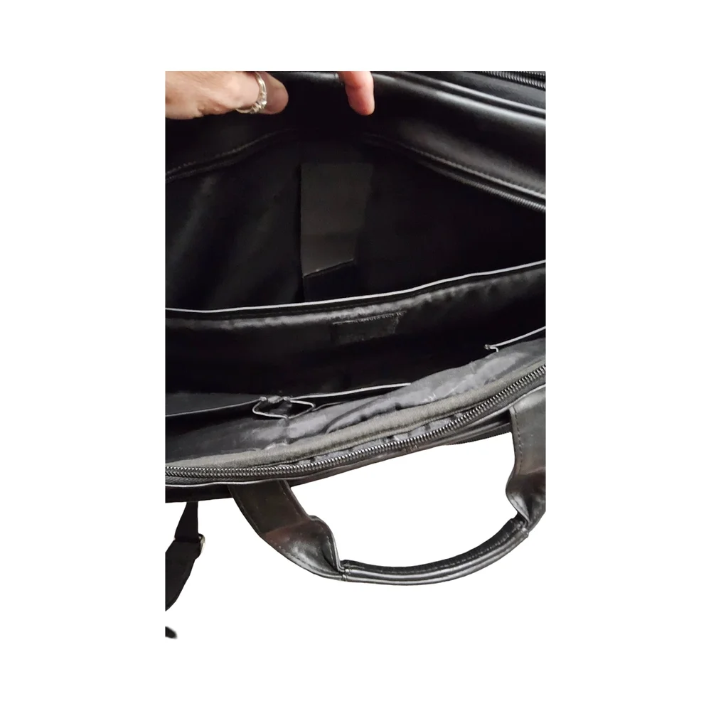 Preloved Kenneth Cole Reaction Black Laptop bag/ Briefcase Professional Design